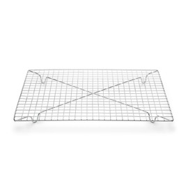 Fox Run Rectangular Cooling Rack, Iron/Chrome, 10-Inch x 14-Inch
