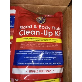 SPILL HERO Chemical Clean-Up Kit OSHA Approved Single Use Box of 12 New