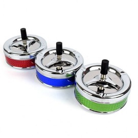 Stainless Steel Round Ashtray - Restaurant Use 11cm 2ea