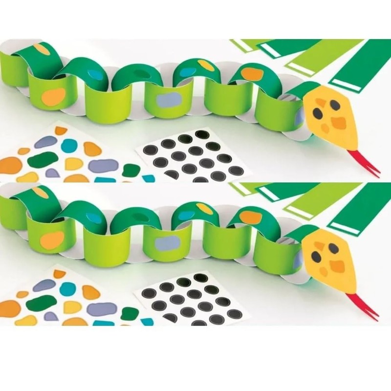 Unique Snake DIY Paper Chain Craft Kit (Pack of 4)