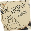 Ciieeo Newborn Baby Milestone Wood Cards Animal Themes Baby Monthly