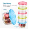 NOLITOY 6pcs Small Crisper Box Reusable Meal Charcuterie Food Containers