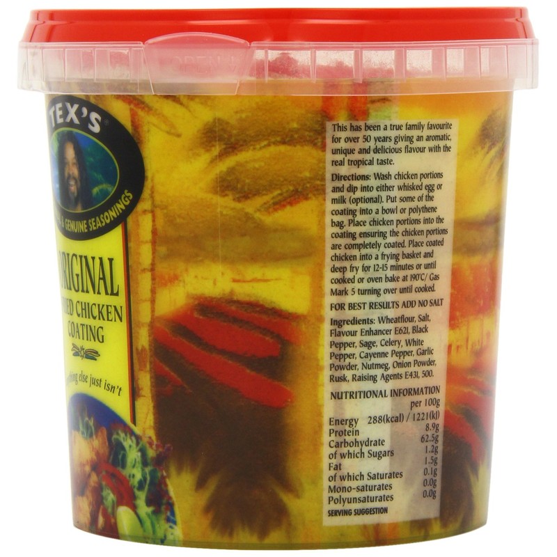 Tex's Original Fried Chicken Coating 700g (Pack of 6)