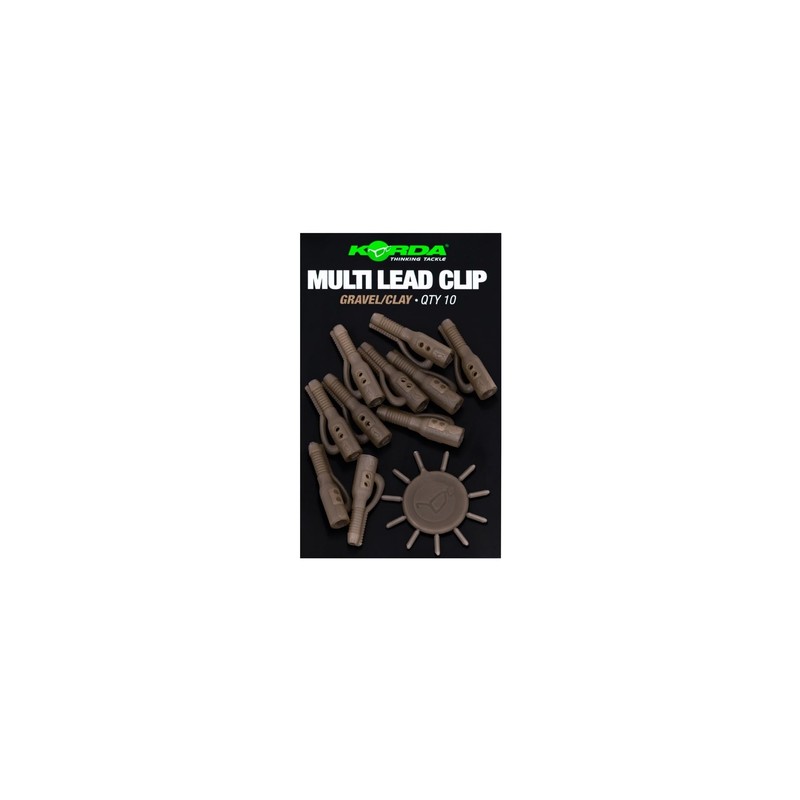 Korda Multi Lead Clip: Gravel/Clay