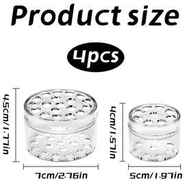 AONAYO Set of 4 flower holders, Ikebana vase, flower hedgehog, flower twister, flower bouquet twister, flower stem holder, Hanataba, spiral Ikebana stem holder for DIY flower holder, flower