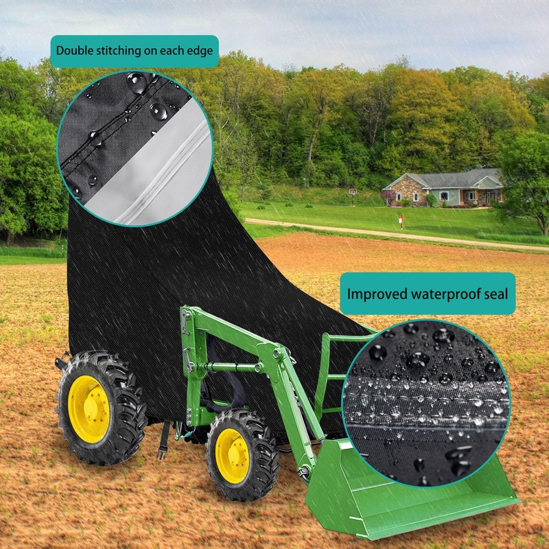 Tractor Cover, Waterproof Compact Utility Tractor Cover, Windproof Compact Tractor