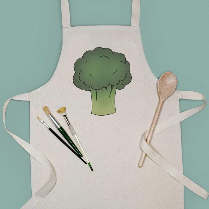 Azeeda 'Broccoli' Kid’s Cooking Apron (AP00077277)