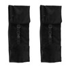 2 Pack Stuffable Travel Pillow Soft Velvet Fillable Airplane Neck