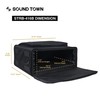 Sound Town Portable 4U Rack Bag, Soft Rack Case with