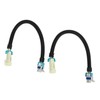 2PCS 12in Oxygen Sensor Wiring Harness Aging Resistant Black Replacement
