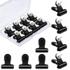 Sabary 30 Pieces Push Pins Clips Bulldog Thumbtack Clips Plastic