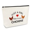 Chicken Lover Gifts Chicken Makeup Bag Chicken Gifts for Chicken