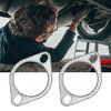 MK3 2.75 Inch 70mm Exhaust Gasket 2 Bolt for Muffler