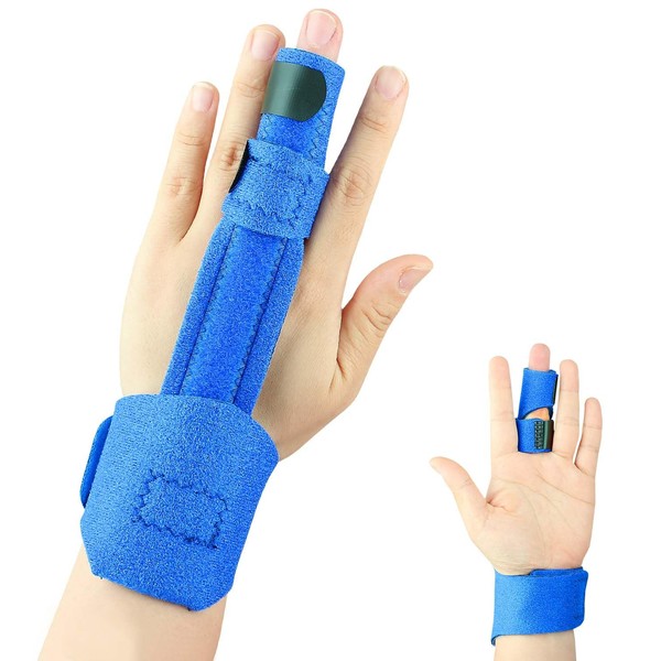 Kecartu Adjustable Finger Splint, Finger Extension Splint for Trigger Finger