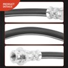 A-Premium Rear Driver and Passenger Outer Brake Hydraulic Hose Compatible