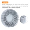 HARFINGTON 5pcs 3" 120 Grit Diamond Abrasive Brush Discs, White,
