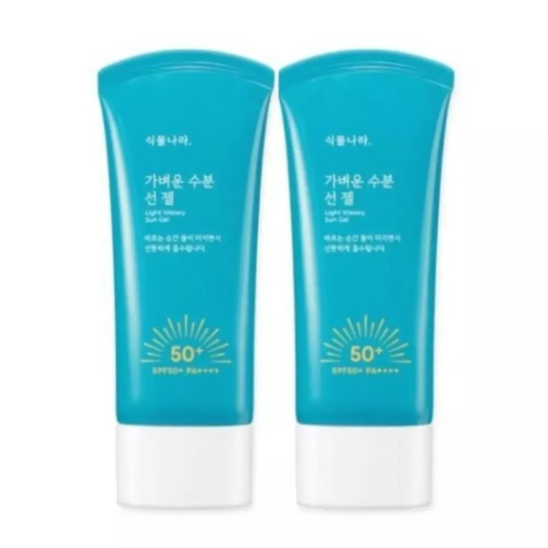 Plantner 식물나라 가벼운 수분 선 젤 60ml 2개 Plant Kingdom