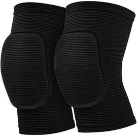 Zhenghebuy Knee Pads, 1 Pair Elastic Knee Pads, Breathable Knee Pads, Knee Pads, Volleyball, Soft Thickening, Dance Knee Pads for Dance, Yoga, Basketball, Volleyball, Sports
