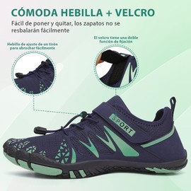 BexpAudpot Zapatos de Agua de Mujer y Hombre, Zapatos de Agua Transpirables de Secado Rápido Don Orificios De Drenaje para Playa, Natación, Paddle Surf, Vadeo, Surf y Yoga