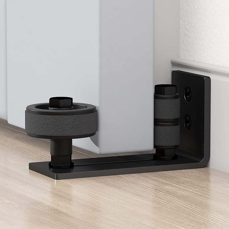 SKYSEN 2 Pack Barn Door Floor Guide Wall Mount Stay