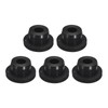 sourcing map 5 Pcs Black Plug Holes, Waterproof Rubber Button