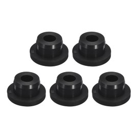 sourcing map 5 Pcs Black Plug Holes, Waterproof Rubber Button Plug for 18mm / 0.71" Hole