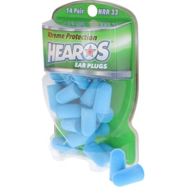 HEAROS Xtreme Ear plugs - Best In Class Noise Cancelling Disposable  - 14 pairs