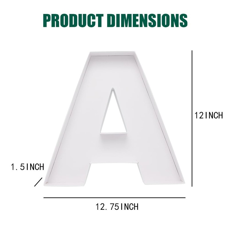 Cardboard Letter Fillable Charcuterie Board Candy Food Tray, 12.2 inch,