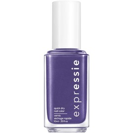 essie Expressie Nail Polish, Quick-Dry Deep Purple Nail Polish, Vegan, Dial It Up, 0.33 fl oz