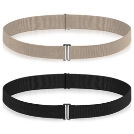 2pcs Adjustable Crop Tuck for Shirts, Shirt Tuck Band for Women, Elastic Tucky Belt, Womens Stretch Belt to Change the Style of Your Tops
