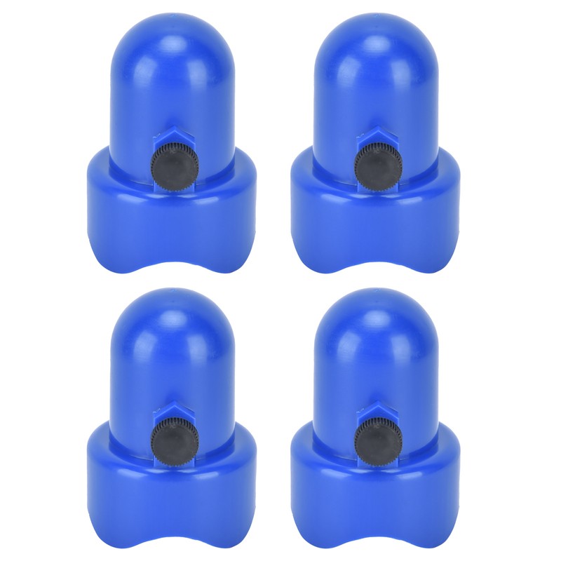 10Pcs Trampoline Enclosure Pole Cap with Screw Thumb Safety Rail