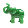 Acxico 1 pcs Jade Green Feng Shui Wealth Lucky Elephant