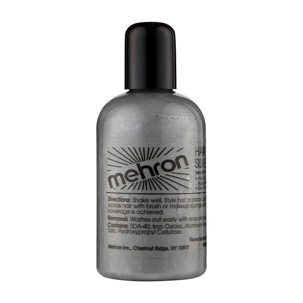 Mehron Makeup Hair Silver (4.5 oz)