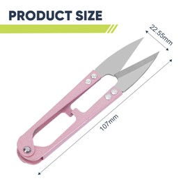 UCEC Thread Snips for Cutting, Thread Cutter Yarn Scissors for Crocheting, Embroidery Scissors Small Sewing Snips Fabric Scissors, 6 Pack