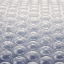 Sun2Solar Clear 18-Foot-by-36-Foot Rectangle Solar Cover Heat Retaining Blanket | 1200 Series with 6-Pack of Grommets Bundle | In-Ground and Above-Ground Rectangular Swimming Pools | Bubble-Side Down