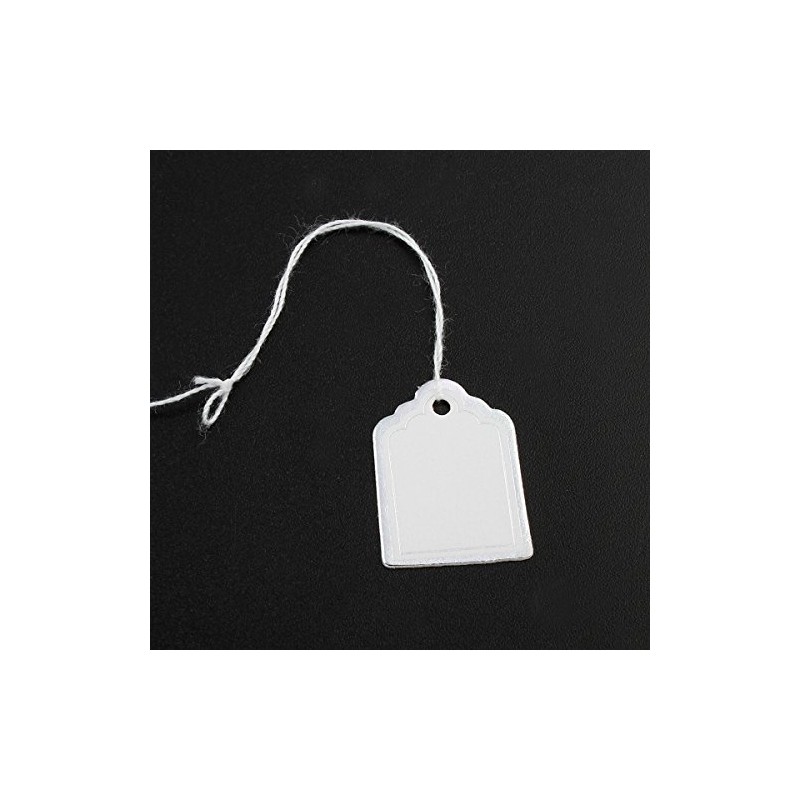 Pack of 300 Labels with Thread Price Labels Price Tags