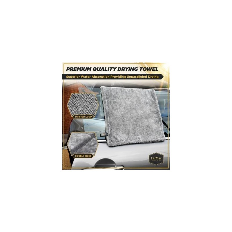 CarMax® - Original Twisted Loop Car Drying Towel - Double-Sided