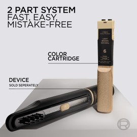 L'Oreal Paris Colorsonic Permanent Hair Dye Cartridge, Vibrant Hair Color for Root Touch Up, Gray Coverage or All Over Color in just 5 Minutes, 6 Light Natural Brown (Coloring Device Sold Separately)