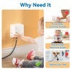 EUDEMON 1 Pack Baby Safety Electrical Outlet Cover Box, Childproof