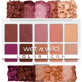 Wet n Wild Color Icon Paleta de Sombras 10 Tonos Heart & Sol – Acabado Mate y Satinado de Larga Duración, Alta Pigmentación, Fórmula Vegana y Cruelty Free