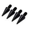 PrecisionGeek M8 10mm dia Black Aluminium Speaker Spikes Set of
