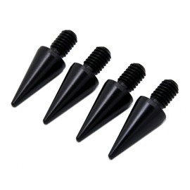 PrecisionGeek M8 10mm dia Black Aluminium Speaker Spikes Set of 4