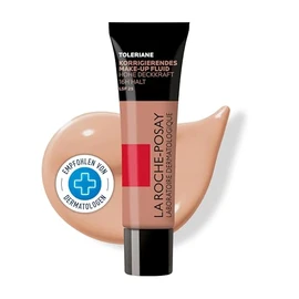 La Roche-Posay Toleriane Corrective Makeup Fluid with SPF 25, for Combination Skin to Oily Sensitive Skin, Up to 16 Hours Coverage Thanks to Thermal Water and Pigments, Colour: Light Beige No. 11, 30 ml