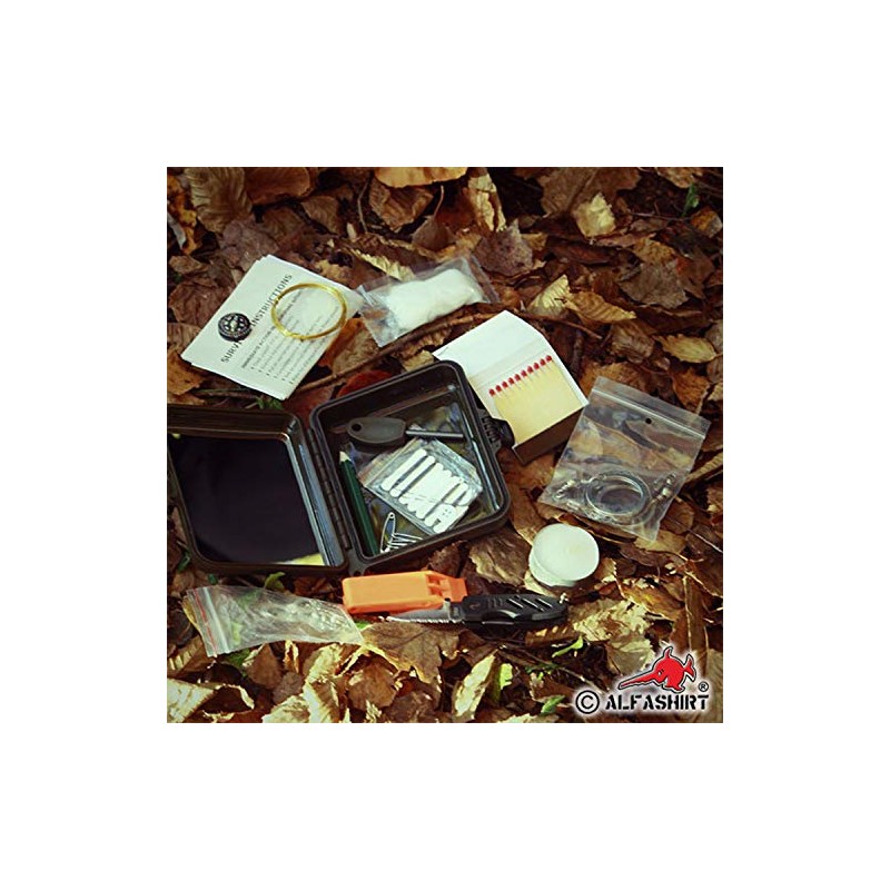 Survival Kit Forest Emergency Set Trekking Camping Multifunctional Tool #16370
