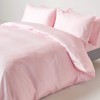 HOMESCAPES Pink Deep Fitted Sheet (12”) Single 330 TC 500