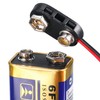 BBTO 20 Pack 9 V Battery Clip Connector Long Cable