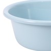 Round Wash Basin, 11.6x3.9in Plastic Stackable Camping Dishpan Vegetable Fruit