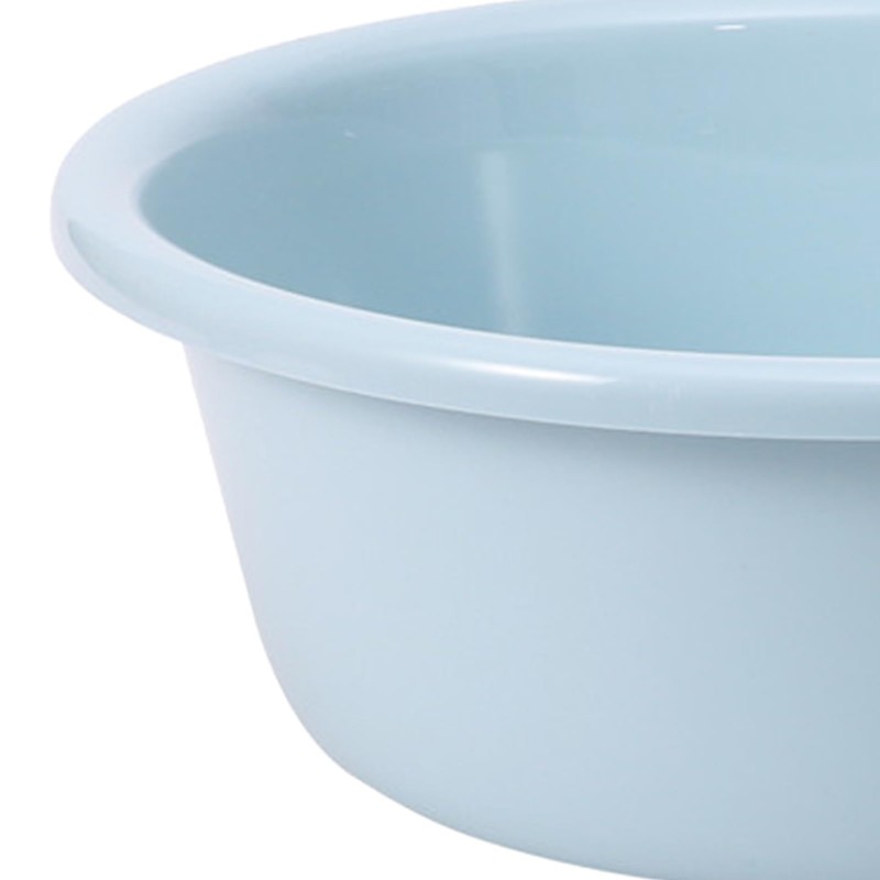 Round Wash Basin, 11.6x3.9in Plastic Stackable Camping Dishpan Vegetable Fruit