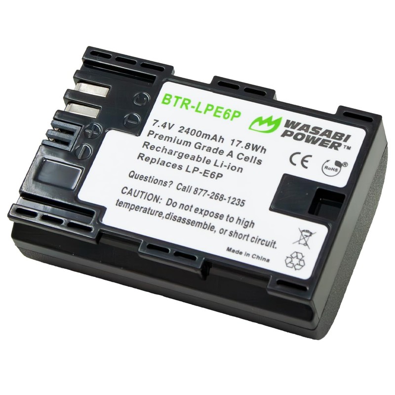 Wasabi Power Battery for Canon LP-E6P and Canon EOS R5