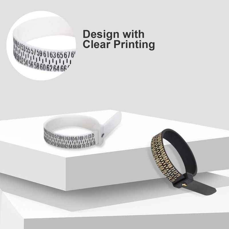 2 ring sizers, ring measuring tape, ring sizer, ring sizer,